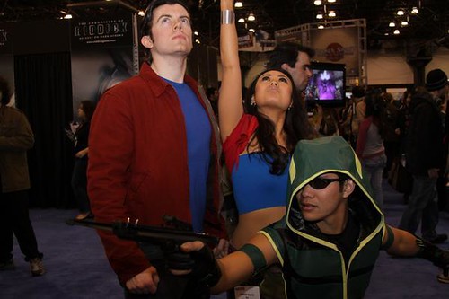 Smallville Clark Kara and Green Arrow