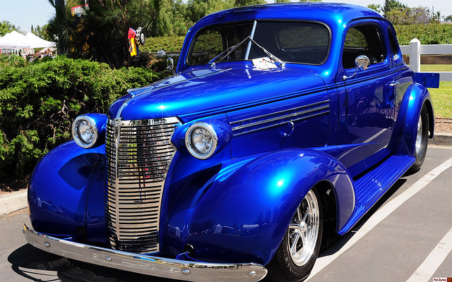 1938 Chevrolet Coupe mod blue metallic fvl