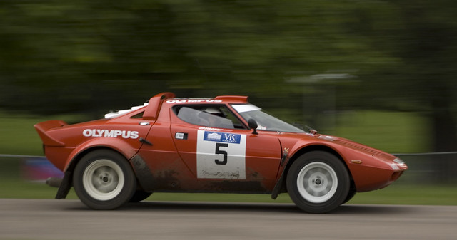 One of many kitcar versions of the original Lancia Stratos rally cars