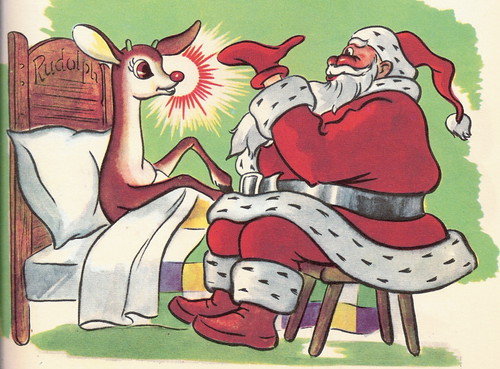 Rudolph Santa by cindyiscrafty