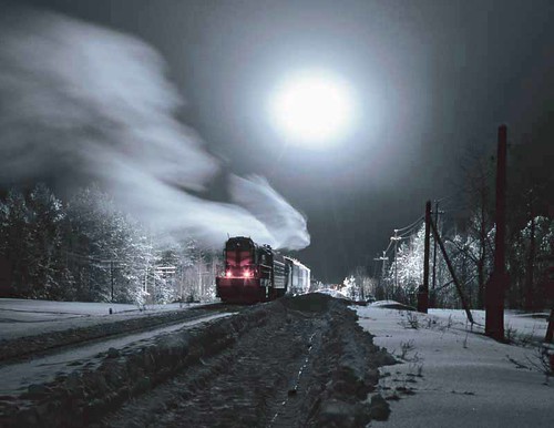 steam locomotive engine Soviet Union Russia