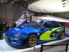 Subaru WRX STI rally car