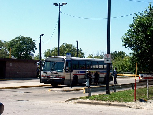 CTA 1991 RTS transit bus at the Devon and kedzie loop. Chicago Illinois. september 2006. by Eddie from Chicago
