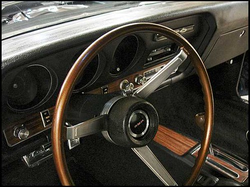 1969 Pontiac GTO steering wheel view 400 350 HP Automatic auctioned at 