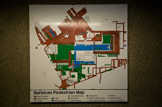 Map Of Barbican