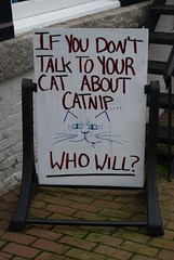 If you don't talk to your cat about catnip... Who Will?