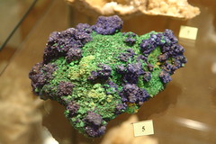 Specimen in the mineral museum at Wolframines
