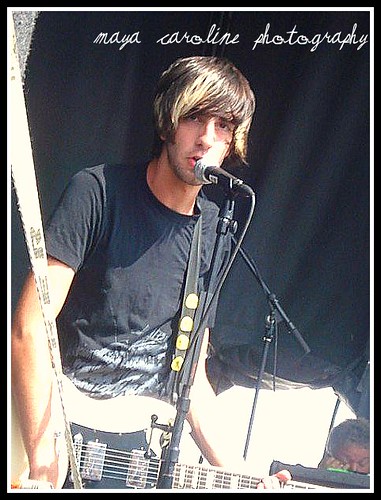Jack Barakat from All Time Low on stage in at Warped Tour 2007 in Barrie