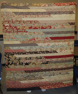 Betsy's Jelly Roll Race Quilt Top