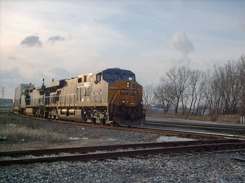 Eastbound CSX intermodal train. Hayford Junction. Chicago Illinois. March 2007. by Eddie from Chicago
