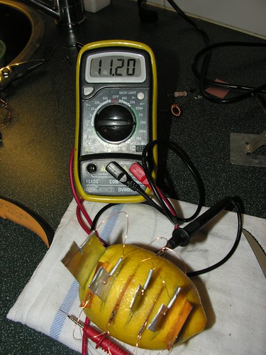 Multi-cell lemon battery