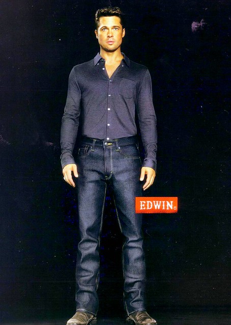 Brad Pitt doin' another advertisement for Edwin