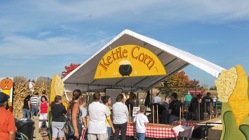 The Kettle Corn concession stand. Goebert's Farm Stand. Barrington Illinois. October 2008. by Eddie from Chicago