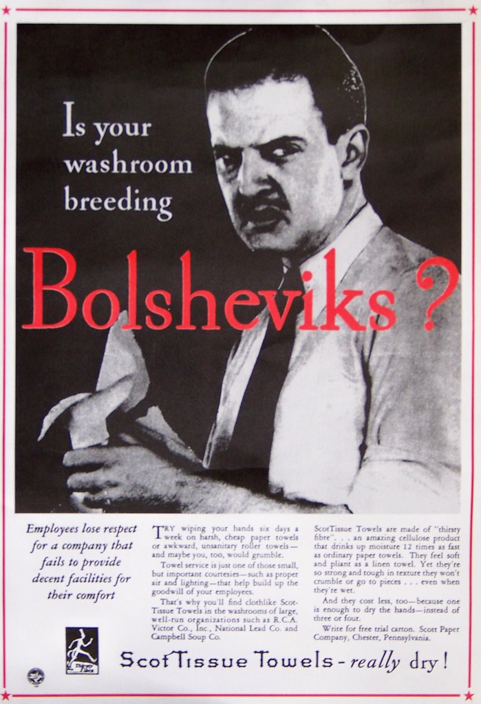 Is your washroom breeding Bolsheviks?