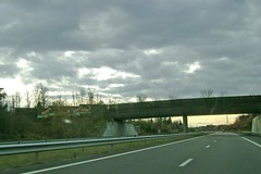 Bridge for animals to cross the highway