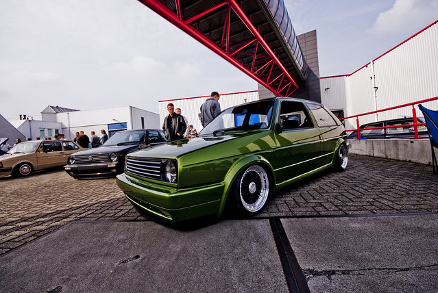 Golf MK2 BBS Picture taken on VW Event in Heerde Netherlands from