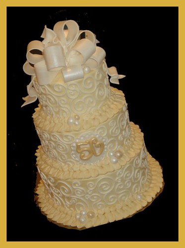 50th Wedding Anniversary cake