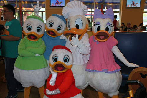 Chef Donald with Daisy and his Nephews