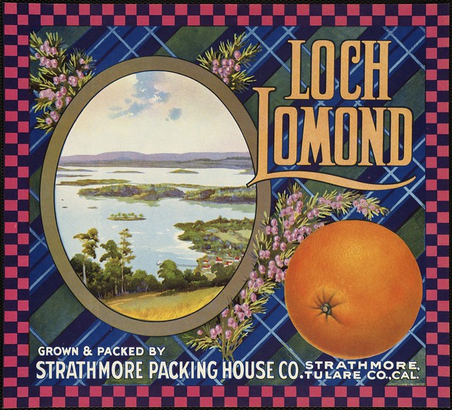 Loch Lomond: Grown & packed by Strathmore Packing House Co., Strathmore, Tulare Co., Cal.
