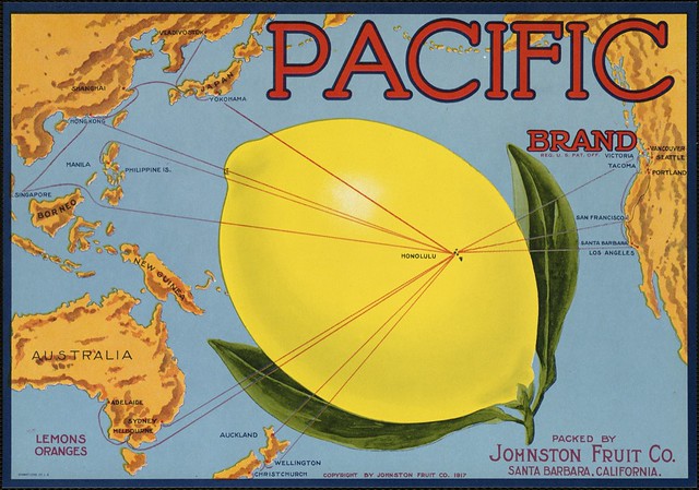 Pacific Brand: Packed by Johnston Fruit Co., Santa Barbara, California
