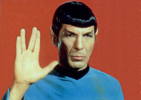 Mr. Spock from the original "Star Trek"
