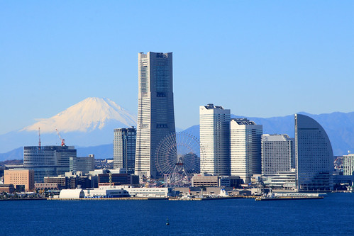 Mt. Fuji from Yokohama