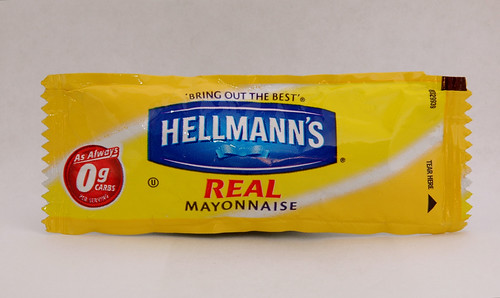 Hellmann's Real Mayonnaise Packet by Catastrophysicist