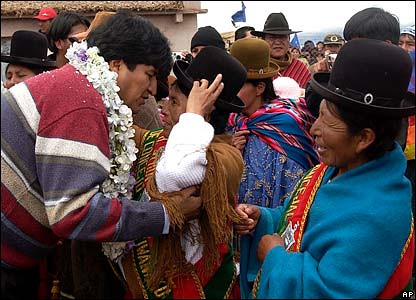 President Evo Morales of Bolivia is struggling to take control of the nation's vast mineral wealth for the benefit of the people. by Pan-African News Wire File Photos