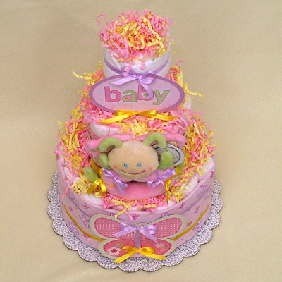 Baby Shower Diaper Cakes Pictures on Butterfly Diaper Cake    Flickr   Photo Sharing