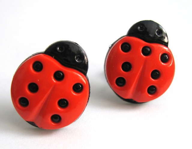 Ladybug Earrings on Ladybug Earrings   Flickr   Photo Sharing