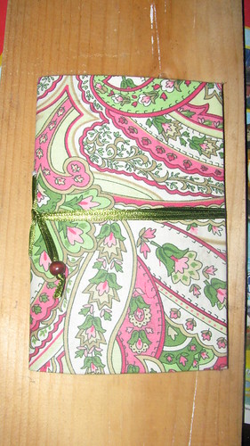 Completed Fabric Notebook