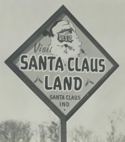 Santa Claus Land sign