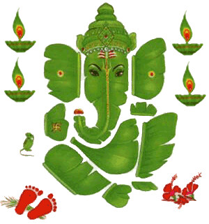 Banana Leaf Ganesh