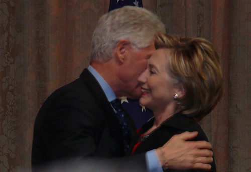 Bill Clinton and Hillary