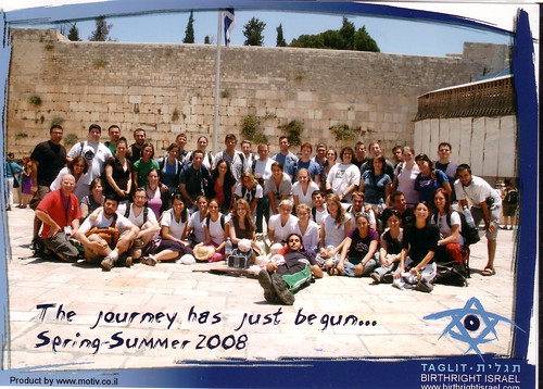 The group at the Kotel