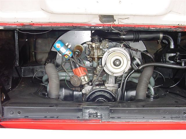 1965 VW Bus - engine compartment | Flickr - Photo Sharing!