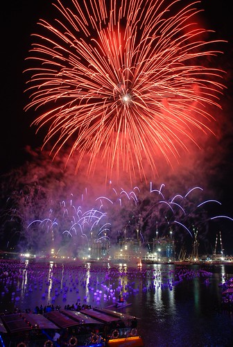 Marina Bay New Year 2009 Fireworks