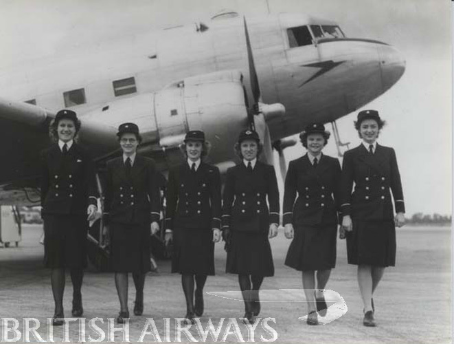 1940s - BOAC female cabin crew