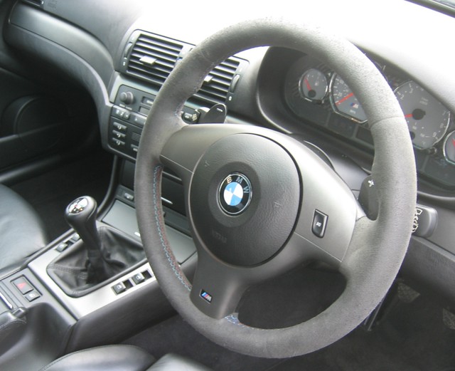 Bmw e46 m3 alcantara steering wheel #6
