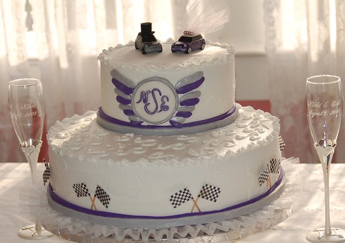 Purple Wedding Cake Design photo by nanny snowflake