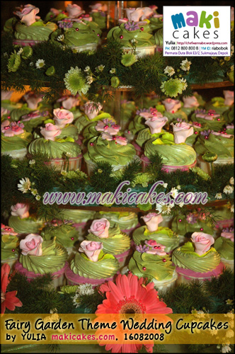 Fairy Garden Theme Wedding Cupcakes Maki Cakes