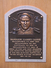 Nap Lajoie Plaque - Hall of Fame