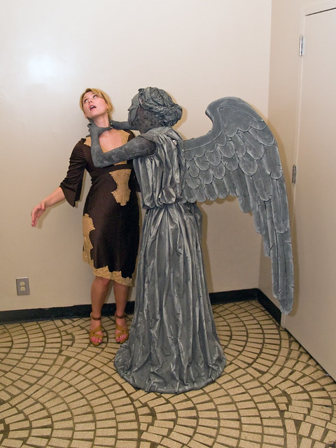 One of the Weeping Angel statues from Doctor Who catches up with Firefly's
