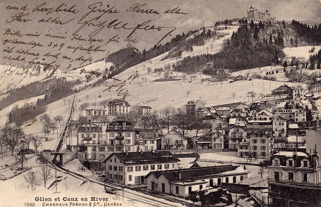 Postcard from Switzerland 1922  A side