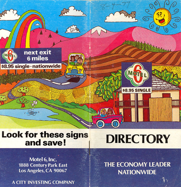 1977 Motel 6 Directory