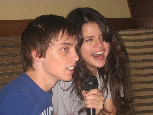 Selena Gomez Rare with her cousin Brandon