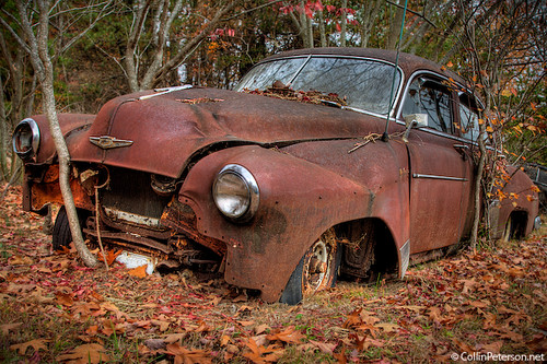 Abandoned Car Near Fall Creek Falls Rural Tennessee Decay