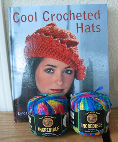 Crochet Hats on Crochet Hat Book And Ribbon Yarn   Flickr   Photo Sharing