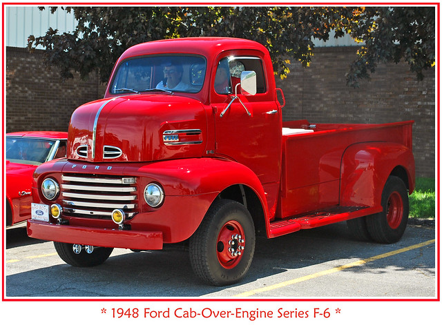 1948 Ford COE The Yesterday's Collection car show at Ann Arbor Michigan