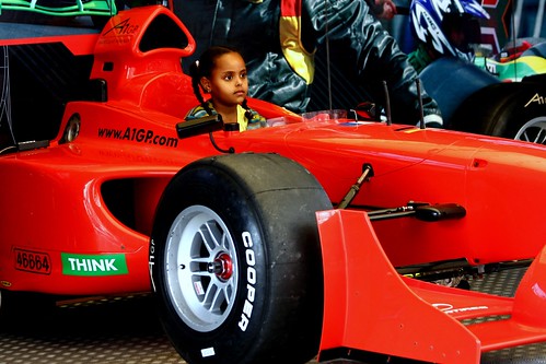race car girl